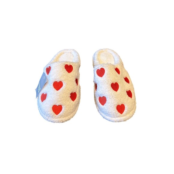 Heart Slippers Size Small 5-6 Kirkland’s Home NWT - Picture 3 of 3